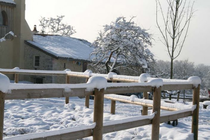 Buitenbak in de winter Buitenbak in de winter