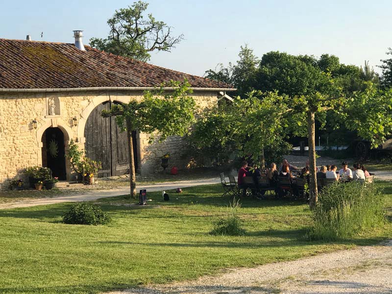 retreatgroep in klooster in Frankrijk