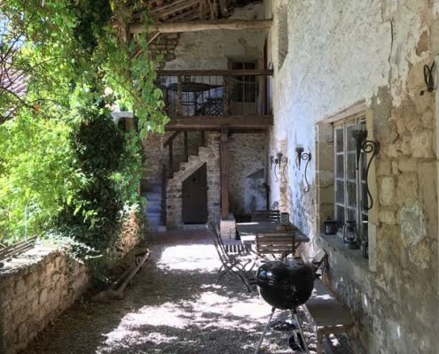 Buiten in schaduw Buiten in schaduw